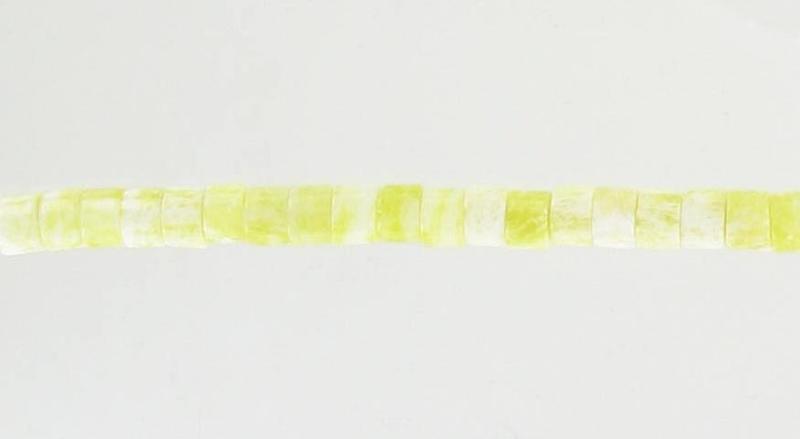 1224243 Lemon Jade Heishi 4mm