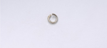 3016004 Wht Metal Jump Ring 4mm 100pcs