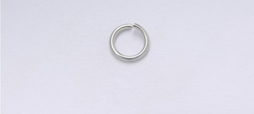 3016006 Wht Metal Jump Ring 6mm 100pcs