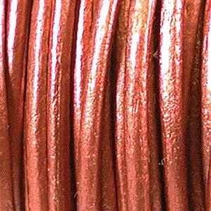 530406 Indian Leather 1.5Mm Metallic Copper/Yd